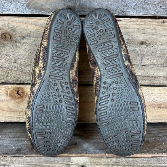 Stuart Weitzman Women's Python Loafers - Tan/Brown/Black - 8.5 - Picture 7 of 8